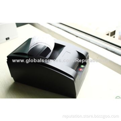 Mini-portable Receipt Printer with 1,400mAh Battery